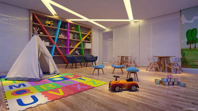 ÁREA DE LAZER - ESPAÇO KIDS