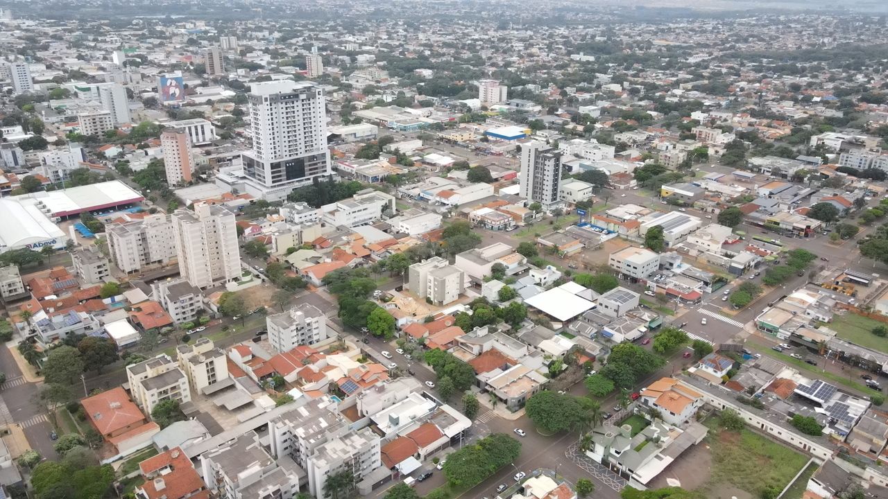 Display vista da cidade